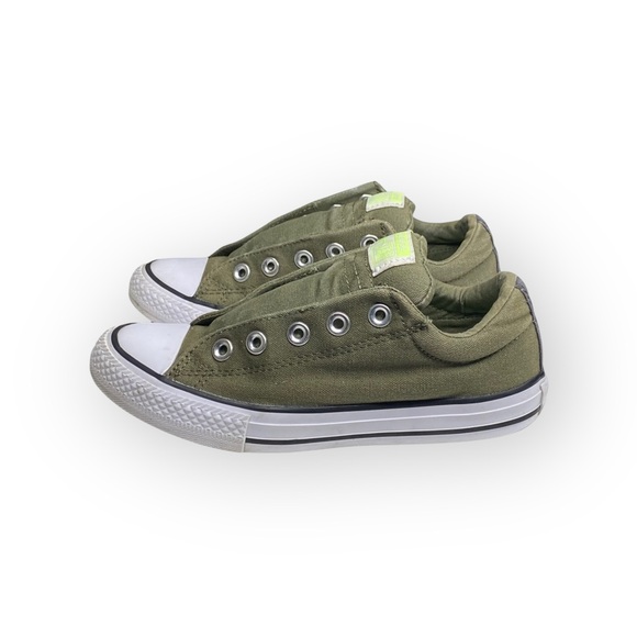 Converse ™️ ✪ Chuck Taylor All Star Street Low Slip On Sneakers ✪ Army Green ✪ - Picture 7 of 16